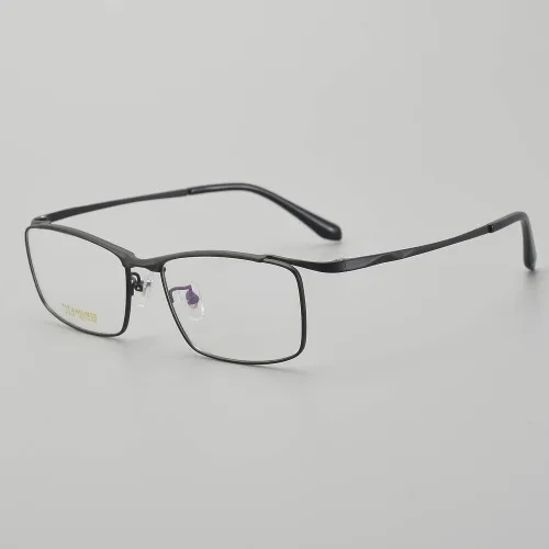 Rectangle Titanium Glasses LE5237_Black