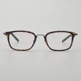 Rectangle Titanium Glasses LE5189_Tortoise - Bronze Front View