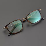Rectangle Titanium Glasses LE5189_Tortoise - Bronze