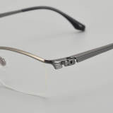 Half Rim Titanium Glasses LE5193_Gunmetal