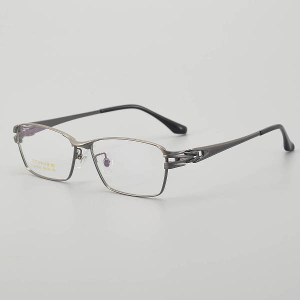 Rectangle Titanium Glasses LE5190_Gunmetal