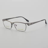 Browline Titanium Glasses LE5227_Gunmetal