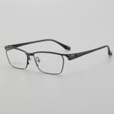 Browline Titanium Glasses LE5227_Black