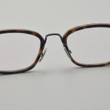 Rectangle Titanium Glasses LE5189_Tortoise - Bronze