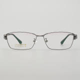 Rectangle Titanium Glasses LE5190_Gunmetal Front View