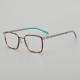 Square Titanium Glasses LE5179_Tortoise - Gunmetal