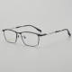 Rectangle Titanium Glasses LE5182_Black - Silver