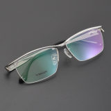 Half Rim Titanium Glasses LE5158_Gunmetal