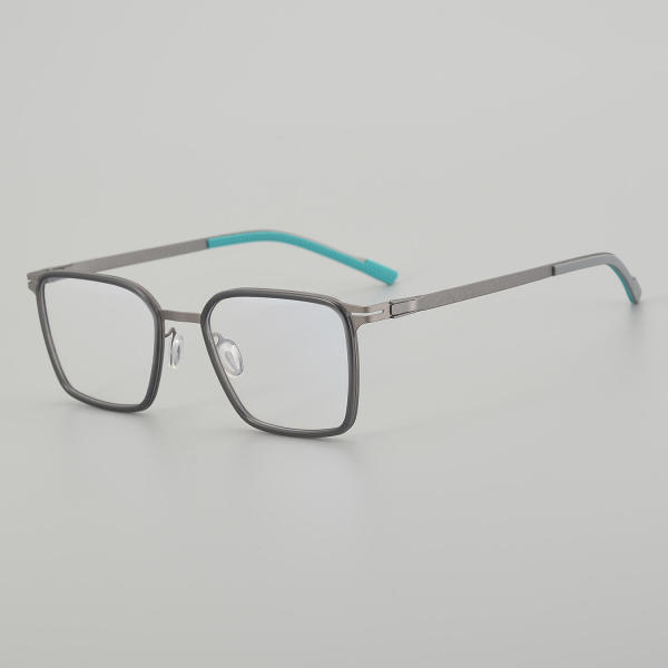 Square Titanium Glasses LE5179_Grey - Gunmetal