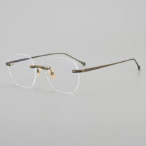 Rimless Titanium Glasses LE5142_Bronze