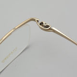 Half Rim Titanium Glasses LE5161_Gold