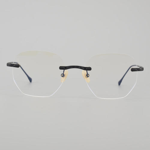 Rimless Titanium Glasses LE5142_Black