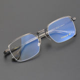 Half Rim Titanium Glasses LE5133_Antique Gunmetal