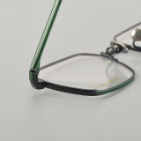Square Titanium Glasses LE5127_Green