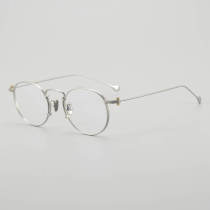 Round Titanium Glasses LE5024_Silver - Gold