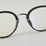 Round Titanium Glasses LE5129_Black - Gunmetal