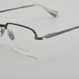 Half Rim Titanium Glasses LE5133_Antique Gunmetal