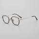 Square Titanium Glasses LE5065_Black - Gold