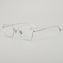Square Titanium Glasses LE5127_Silver