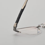 Half Rim Titanium Glasses LE5076_Gunmetal