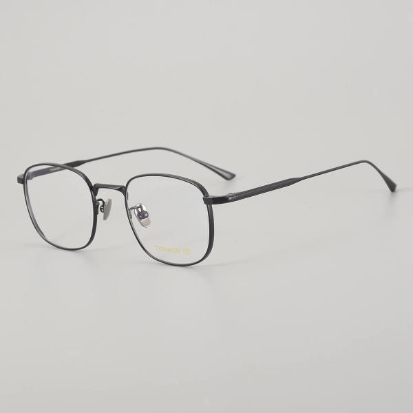 Square Titanium Glasses LE5116_Black
