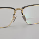 Square Titanium Glasses LE5038_Black - Gold