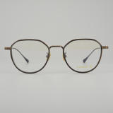 Geometric Titanium Glasses LE5044_Bronze