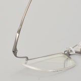 Half Rim Titanium Glasses LE5048_Gunmetal