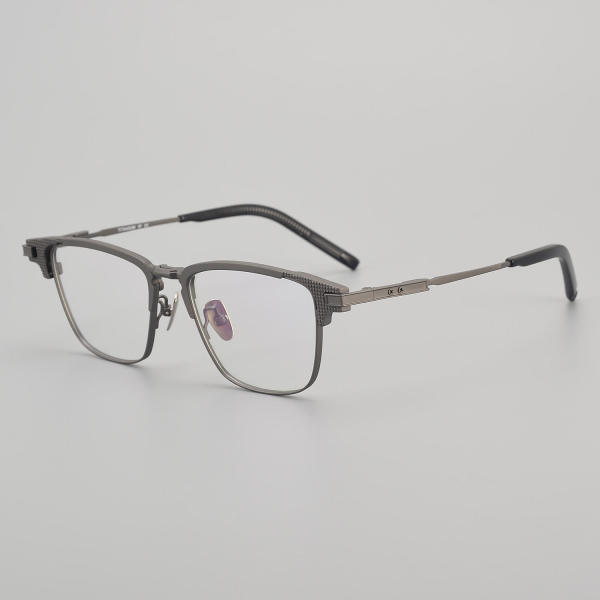 Square Titanium Glasses LE5038_Grey