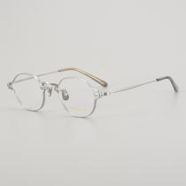 Oval Titanium Glasses LE5054_Silver