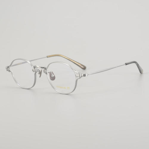 Oval Titanium Glasses LE5054_Silver