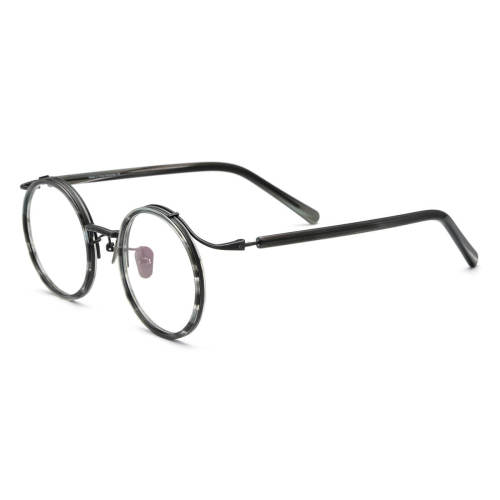 Acetate & Titanium Glasses LE0562 - Grey
