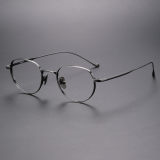 Oval Pure Titanium Glasses LE1080 - Gunmetal