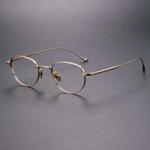 Pure Titanium Glasses LE1080 - Gold