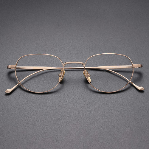 Pure Titanium Glasses LE1080 - Gold