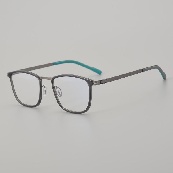 Square Titanium Glasses LE5153 - Grey - Gunmetal