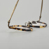 Oval Acetate & Titanium Glasses LE5243 - Tortoise - Bronze