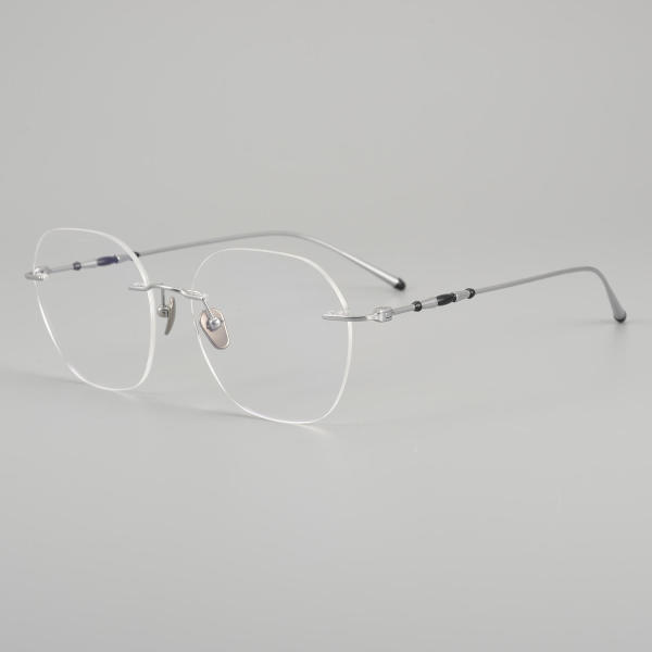 Rimless Titanium Glasses LE5164 - Silver