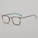Square Titanium Glasses LE5341 - Tortoise - Gunmetal