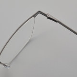 Square Titanium Glasses LE5296 - Green - Gunmetal