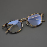 Oval Acetate & Titanium Glasses LE5243 - Tortoise - Bronze