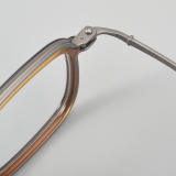 Square Titanium Glasses LE5120 - Brown - Gunmetal