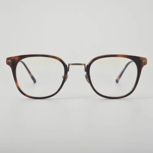 Square Titanium Glasses LE5131 - Tortoise - Bronze