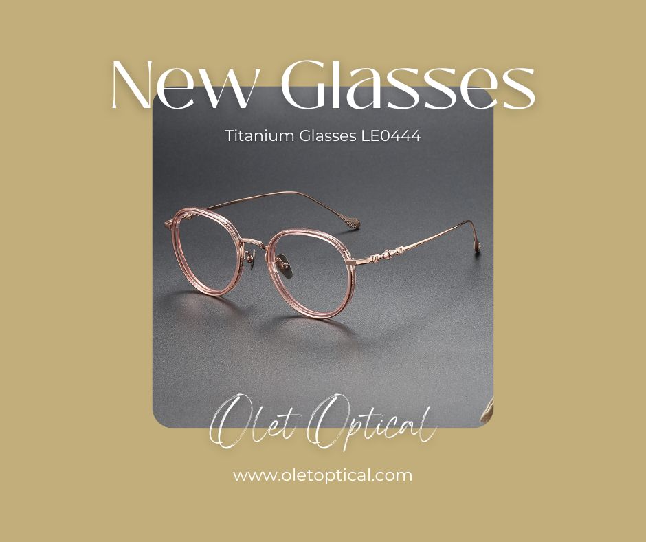 Olet Optical introduces the new Pink Titanium Glasses LE0444, showcasing sophisticated design and durability. Visit oletopical.com to explore our latest eyewear collection.