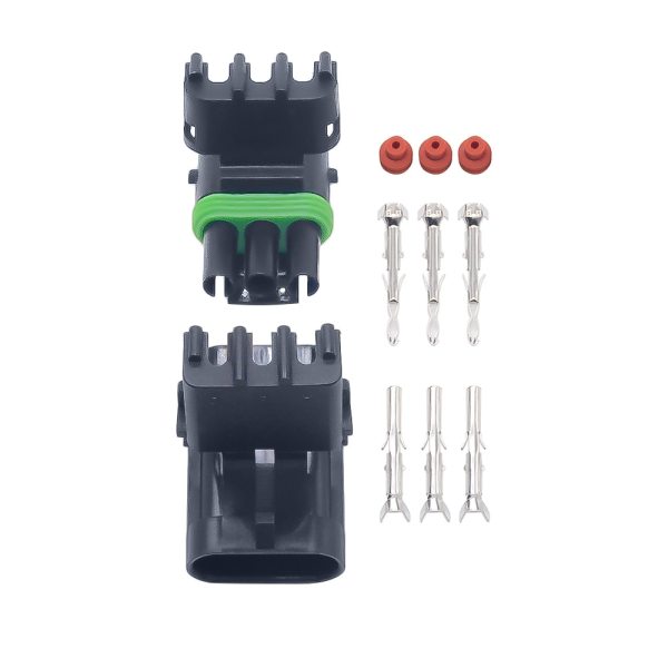 US$ 8.96 - 10 set 1 2 3 4 6Pin Weather pack Weatherpack ...