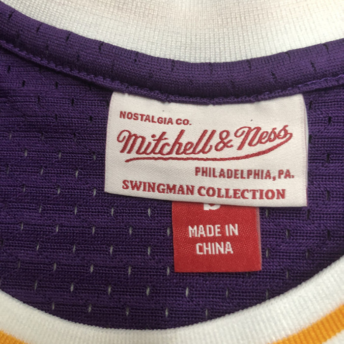 heat transfer NBA retro 98-99 Lakers purple Rodman 73