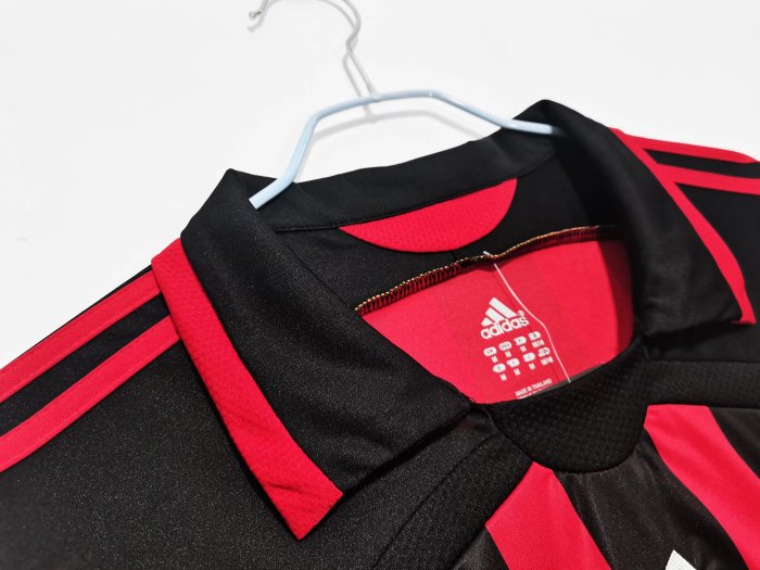 long sleeve 06-07 AC Milan Home Retro Jersey