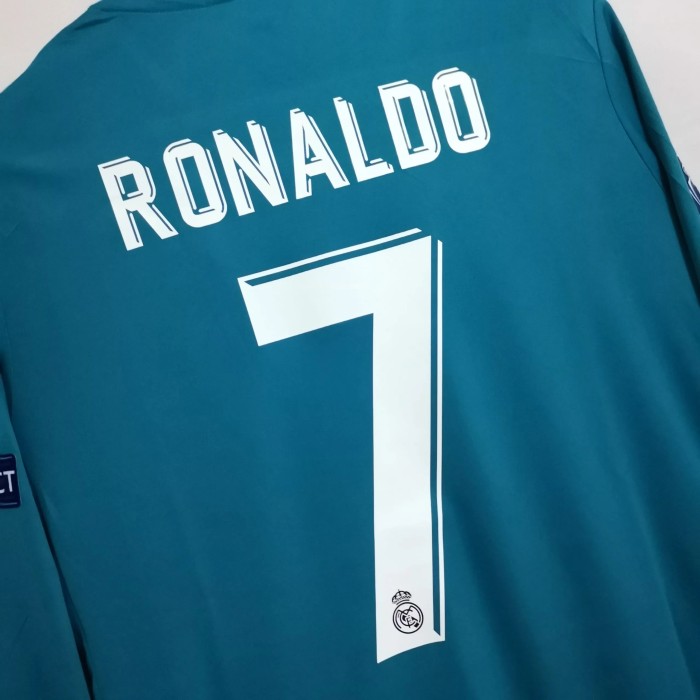 Long sleeve 17-18 Real Madrid third Away Retro Jersey