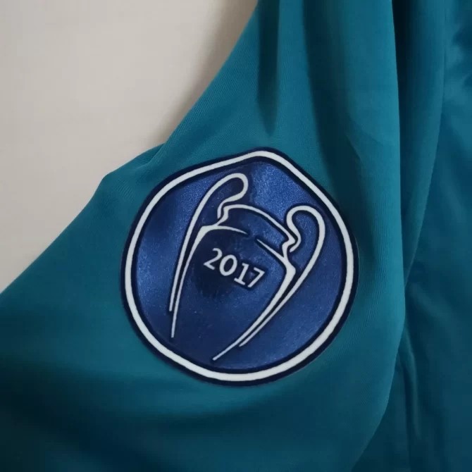 Long sleeve 17-18 Real Madrid third Away Retro Jersey