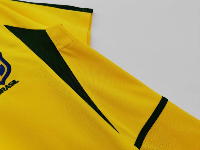 2002 Brazil  Home Retro Jersey